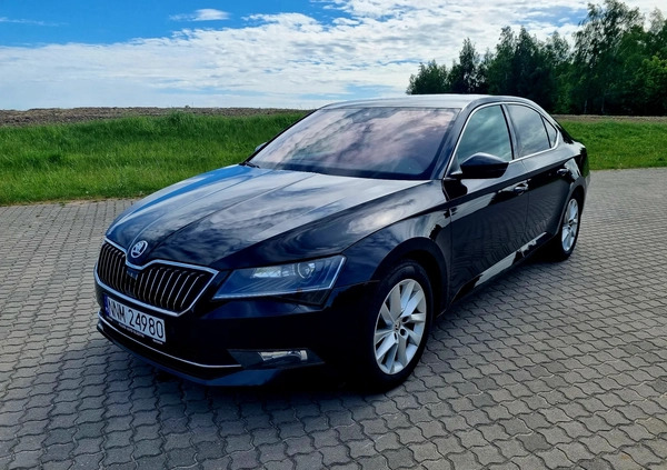 Skoda Superb cena 84900 przebieg: 159000, rok produkcji 2018 z Ryglice małe 191